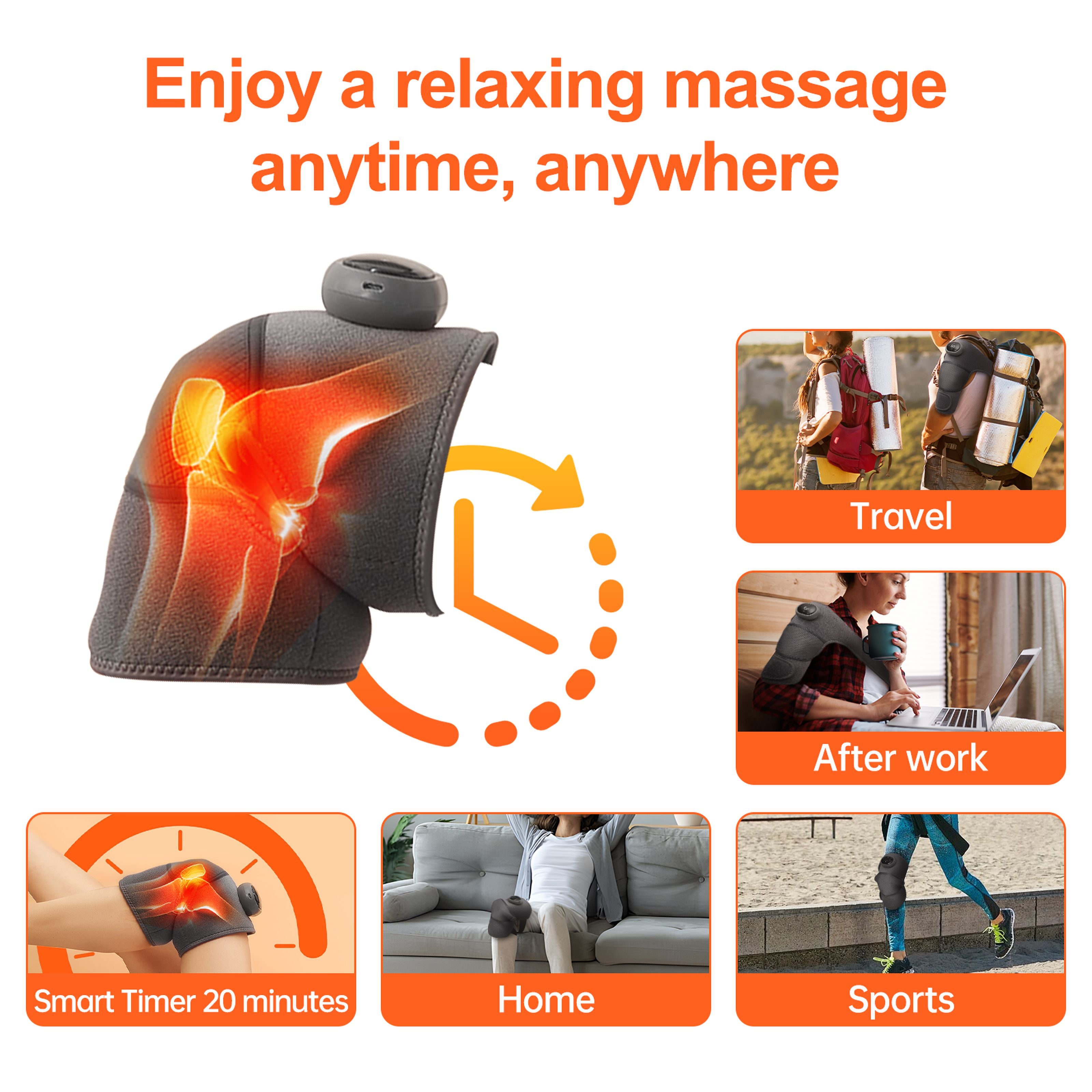 Trending Rechargeable Knee Comfort Pad Smart Relief Portable Care